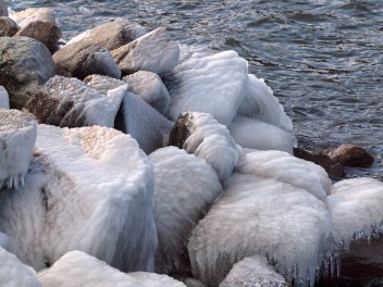 Ice and cold, cold water