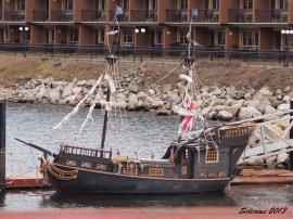 Nelson's infamous pirate ship in better days