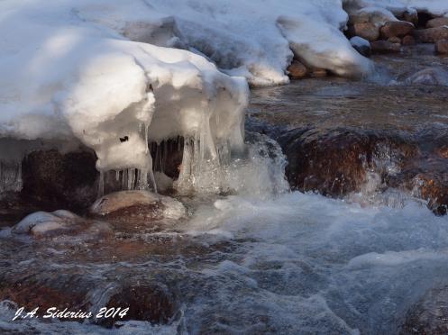 Kokanee Creek: Ice and Frigid Water